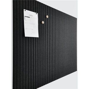 Vivelda Black Felt Bulletin Board Tiles 12 Pack Wall Organizer Pin Board